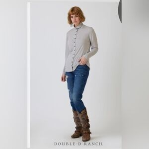 Double d ranch henley top